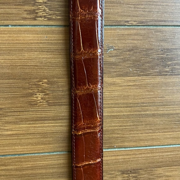 Barry Kieselstein-Cord Alligator Belt with Silver Buckle - Picture 8 of 11